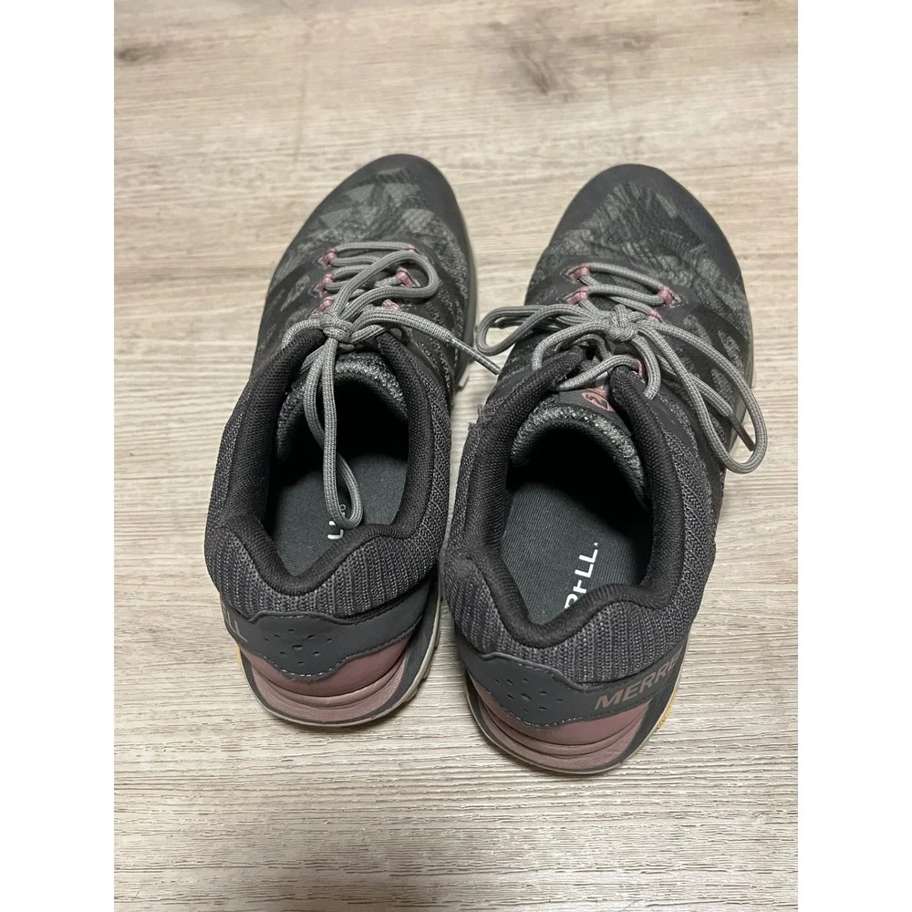 Merrell Antora Womens Trail‎ Running Shoes Grey Mauve Vibram QFORM2 Sneakers